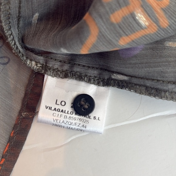 Vilagallo Edina sheer hidden button puff long sleeve Ski You Later blouse skiing - Picture 13 of 16